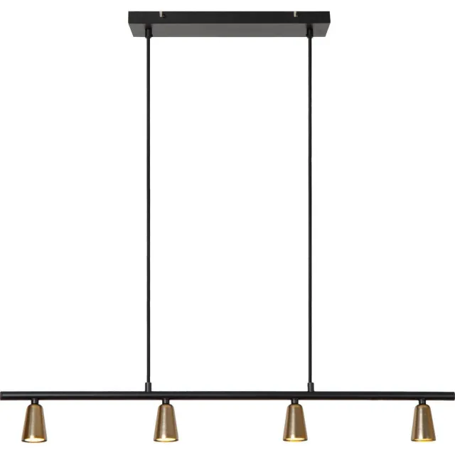 Lucide dimbare hanglamp GU10 95x8 cm - champagnekleur Champagne kleur