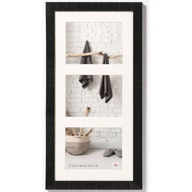 Walther Home - Houten lijst - Fotoformaat 3x15x20 cm - Zwart