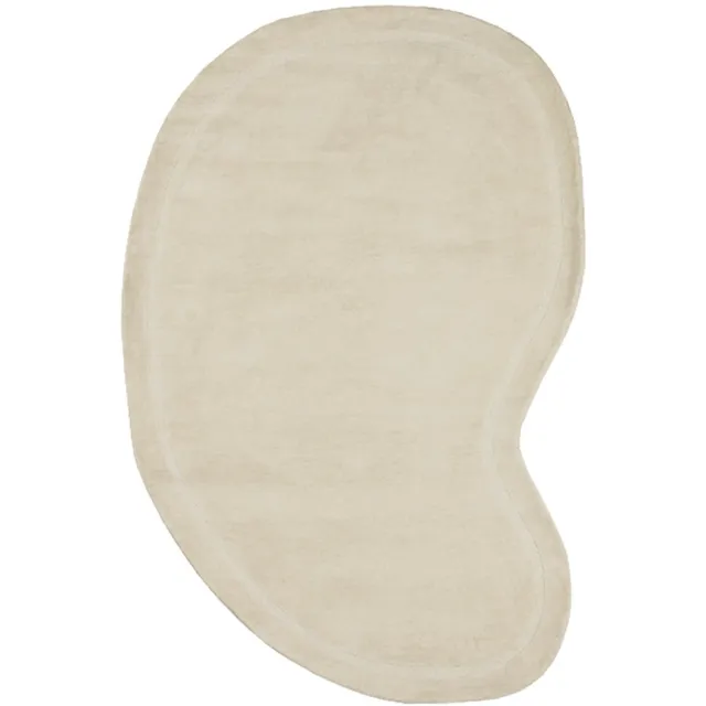 LABEL51 Mody Vloerkleden - Naturel - Polyester - 160x230 cm - Organisch