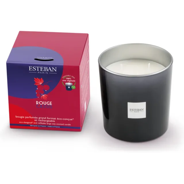 Esteban Classic Rouge Cassis Geurkaars 450gr Antraciet