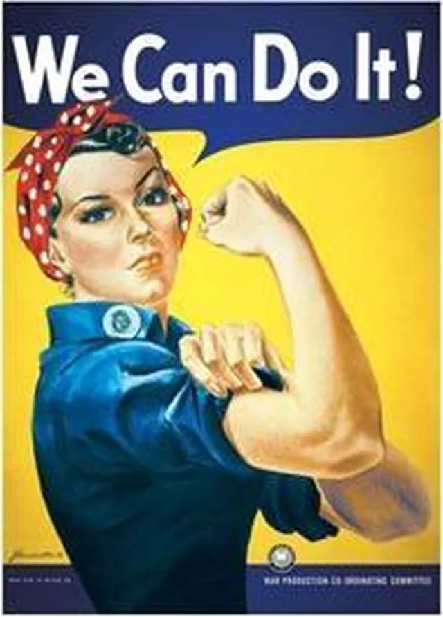 Posterpoint We can Do It poster - Rosie the Riveter - 61 x 91.5 cm multi colour