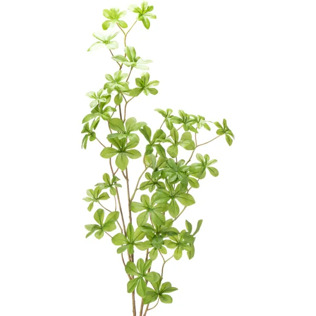 Viana Kunstmatige Schefflera-tak, elegante plantdecoratie voor woonruimtes groente