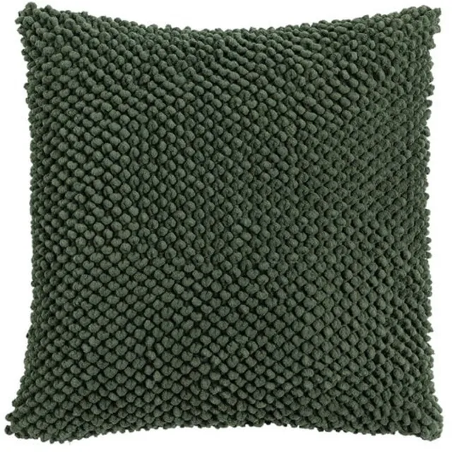 Linen & More Jumbo Dots sierkussen groen 45x45cm