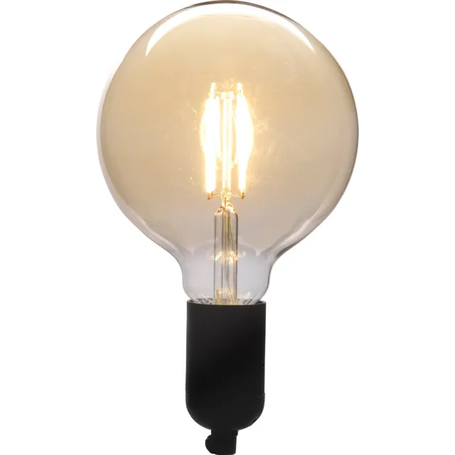 Denver LBF-405 - Filament WiFi lamp - G125 E27 fitting - Dimbaar - Werkt met TUYA - Google Home - Amazon Alexa - Warm wit