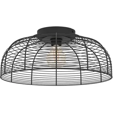 Eglo Plafondlamp Derwen Zwart ⌀45cm