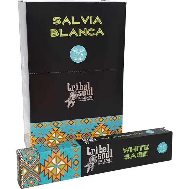 Tribal soul Wierookstokjes Tribal Soul White Sage 12 pakjes van 15 gram Multi