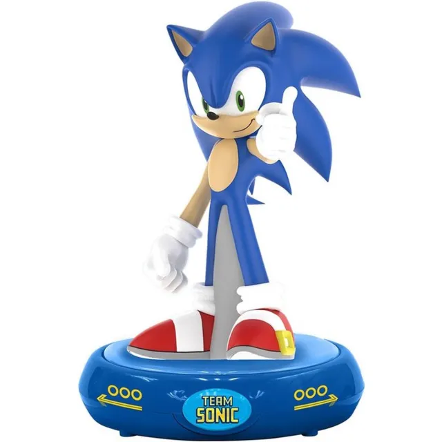 Sonic the Hedgehog 3D Nachtlamp - Bureaulamp - Kamerlamp - Blauw - 25 CM