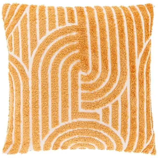Unique Living Sierkussen Ziza - Apricot - 45x45cm Oranje