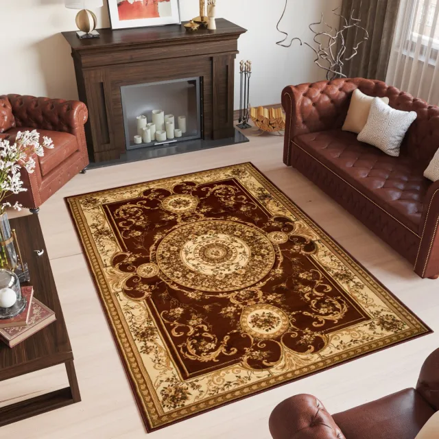 Tapiso Yesemek Vloerkleed Perzisch Oriental Bruin Tapijt Maat- 140x190 Bruin 3