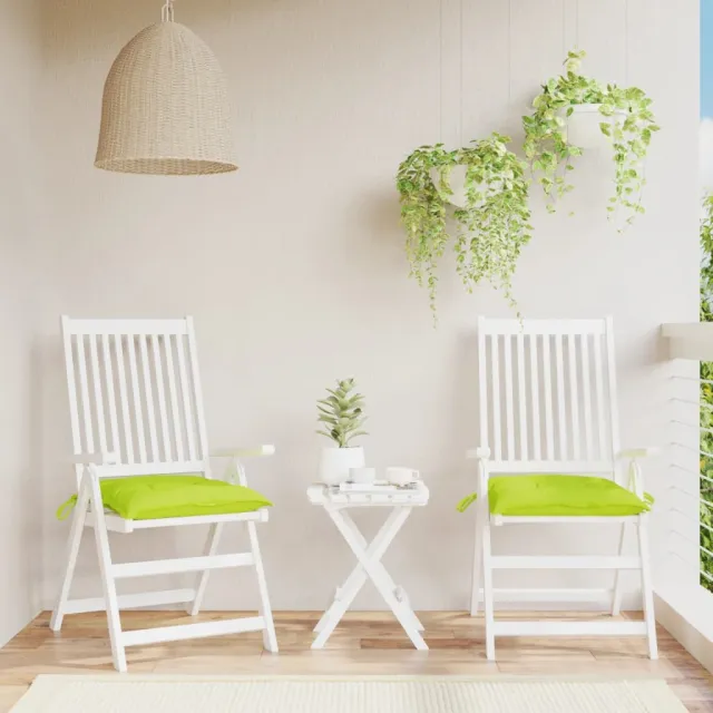 vidaXL Palletkussens 2 st 50x50x7 cm oxford stof felgroen