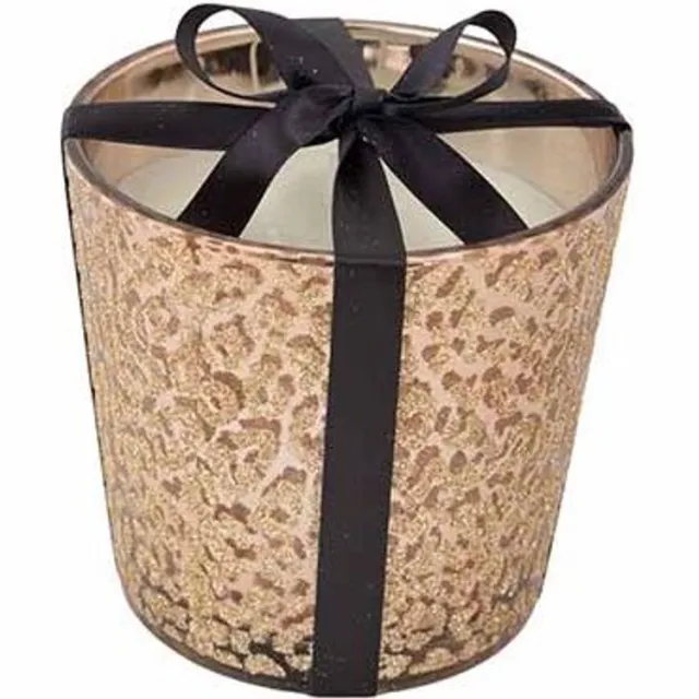 Cosy @ Home Geurkaars Luxury Phanter Brons 13,5x13,5 Xh12,5cm