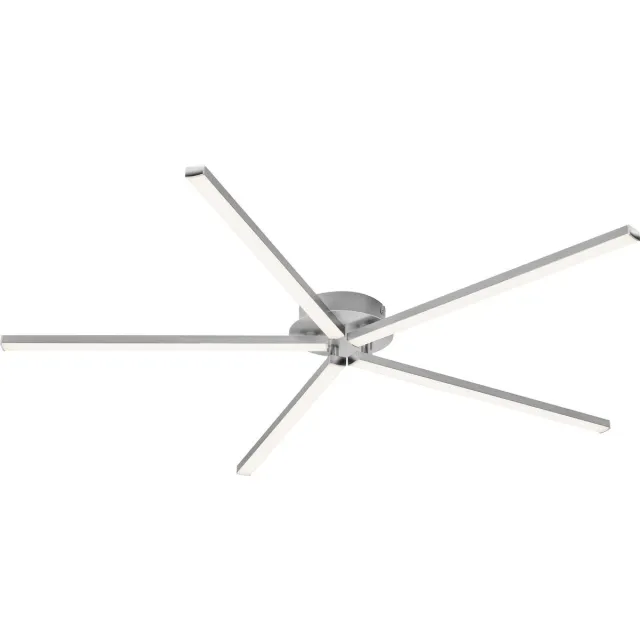 Briloner Leuchten GO Plafondlamp Plafonnière - LED - 24W - 5 lichts - Aluminium kleur
