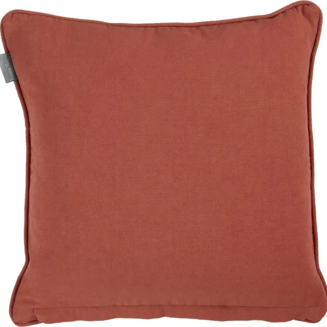 Riviera Maison Scott Sierkussen - Terra - 43 x 43 cm Steenrood