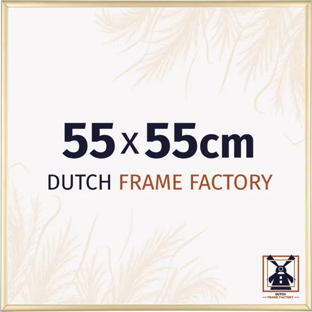 Dutch Frame Factory Fotolijst 55x55 cm - Aluminium - Goud - Kampen