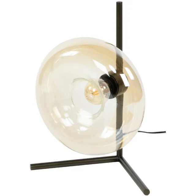 Nest of Nora Tafellamp Lume - Staande lamp glas bol - Amber Goud