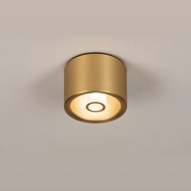 Lumidora Plafondlamp 74282 - Plafonniere - VITI - G9 - Goud - Messing (kleur) - Metaal - Buitenlamp - Badkamerlamp - IP44 - ⌀ 12 cm