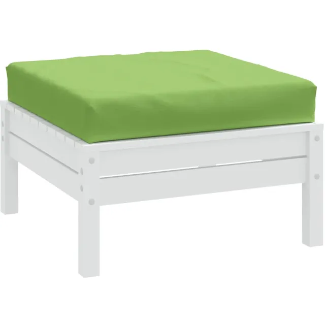 vidaXL Palletkussen 60x60x9,5 cm stof gemêleerd groen