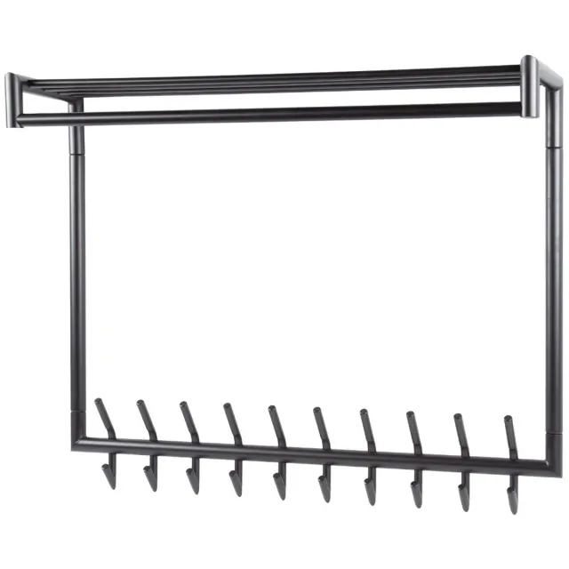 AnLi Style Kapstok Tubo hoog 2x10H Zwart