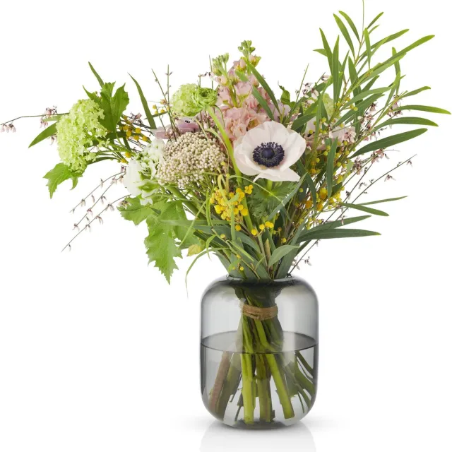 Eva Solo Acorn Vaas 16,5 cm Stone - Glas - Grijs