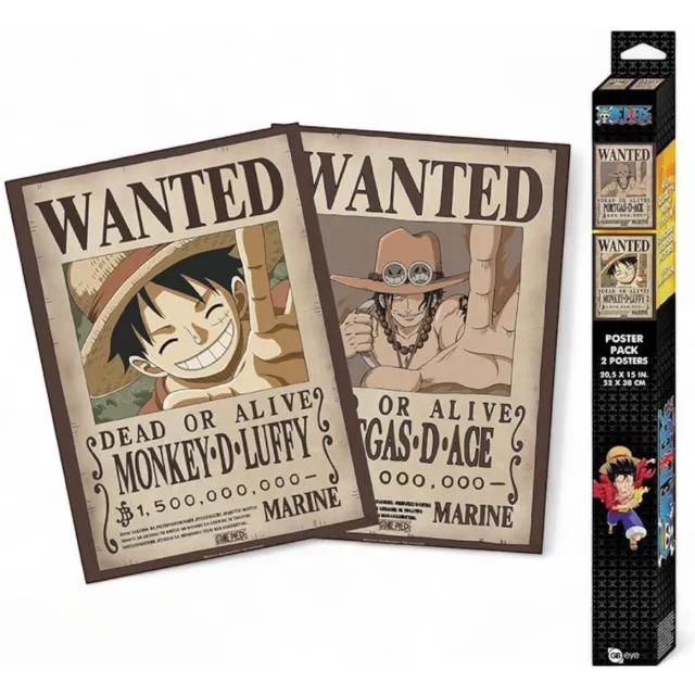 One Piece Wanted Unisex Poster - meerkleurig - Standard multicolor