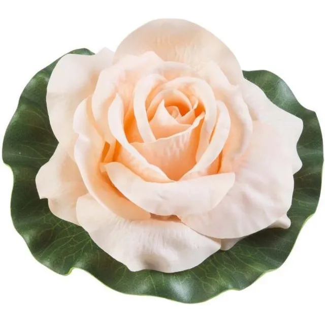 Velda Drijvende Vijverplant Roos Op Blad Oranje 17cm