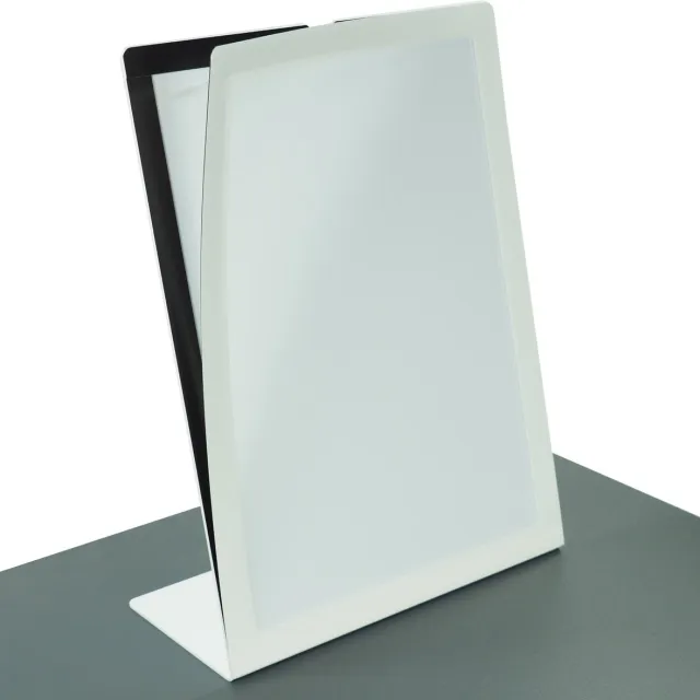 Infoframe L-Standaard A4 Fotolijst - Kaarthouder - Wissellijst voor Documenten en Poster - Wit
