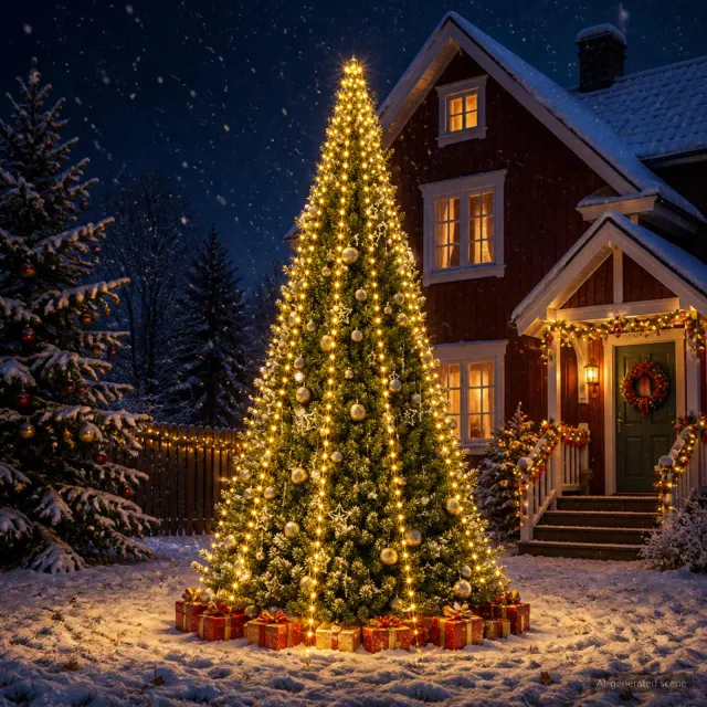 vidaXL Kerstlampjes 500 LED's Warmwit 500 cm