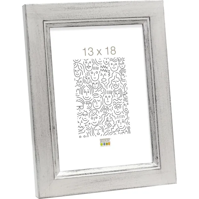 Deknudt Frames fotolijst S42LD1 AR - zilverkleurig - foto 13x18 cm