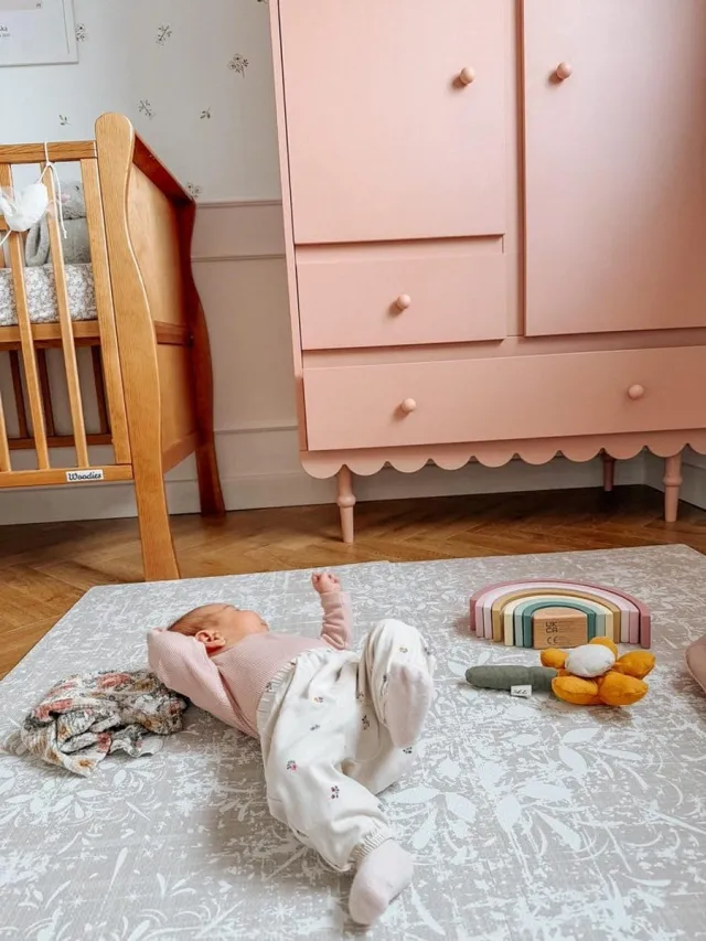 OLYA KIDS Schuimrubberen puzzel speelmat - Vintage Beige