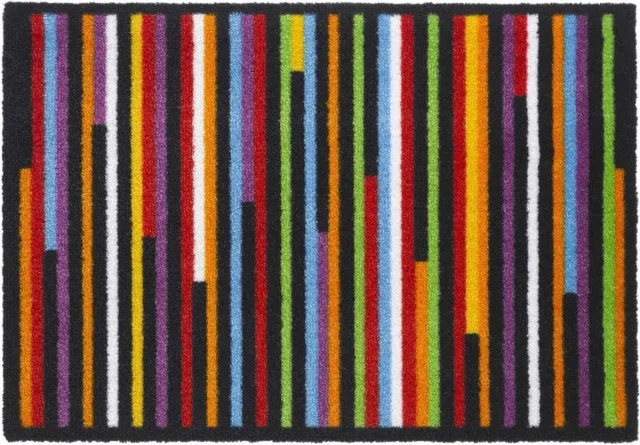 Linea Multicolor Linea - kleurrijke deurmat - lijnen - 50x70cm - 100% polyamide - 600 g/m²