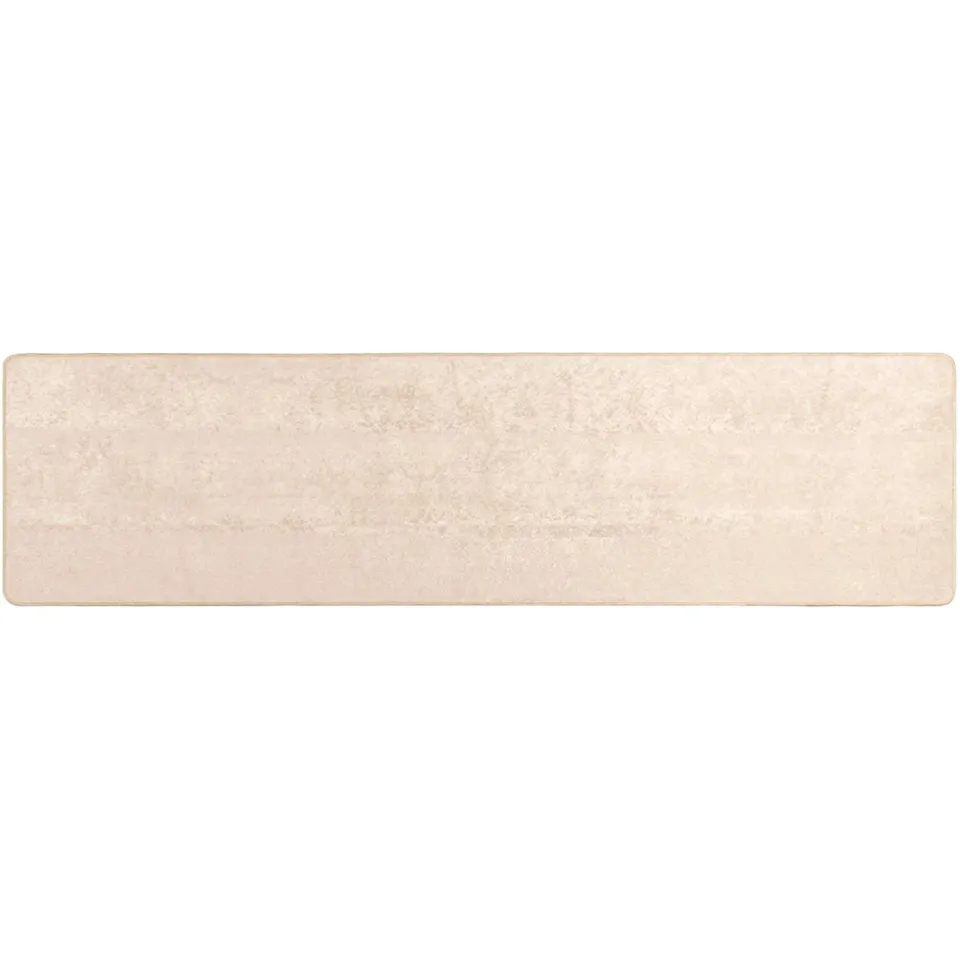 vidaXL Vloerkleedloper MARSA Crèmekleurig 80 x 300 cm Polyester en PVC