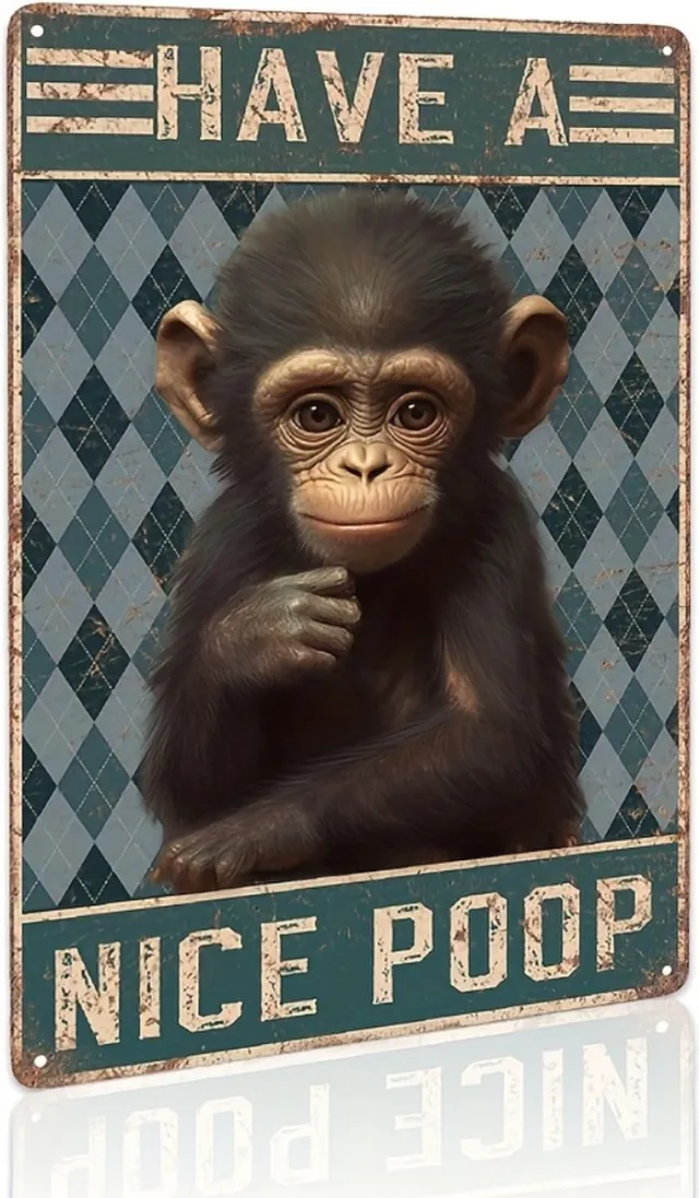 Livano Have A Nice Poop - Are You Pooping Cat - Are You Pooping - Your Butt Napkins My Lord - Grappige Poster - 20x30cm