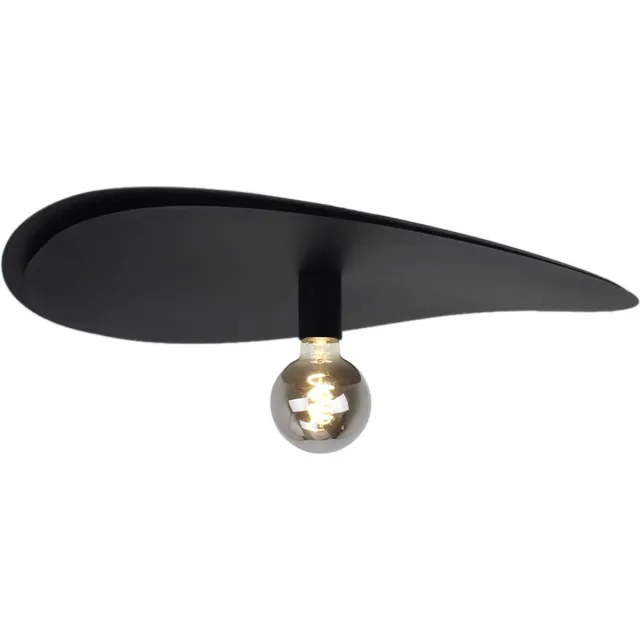Chericoni Ligthing Chericoni Piatto Plafondlamp - 1-lichts - Ø62 cm - Zwart - Metaal