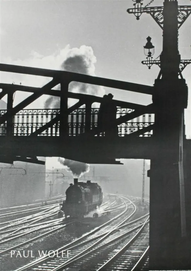 Catch Projecten Poster - Steam Train - Wolff & Tritschler - Zwart/Wit - Fotografie - Jaren 80