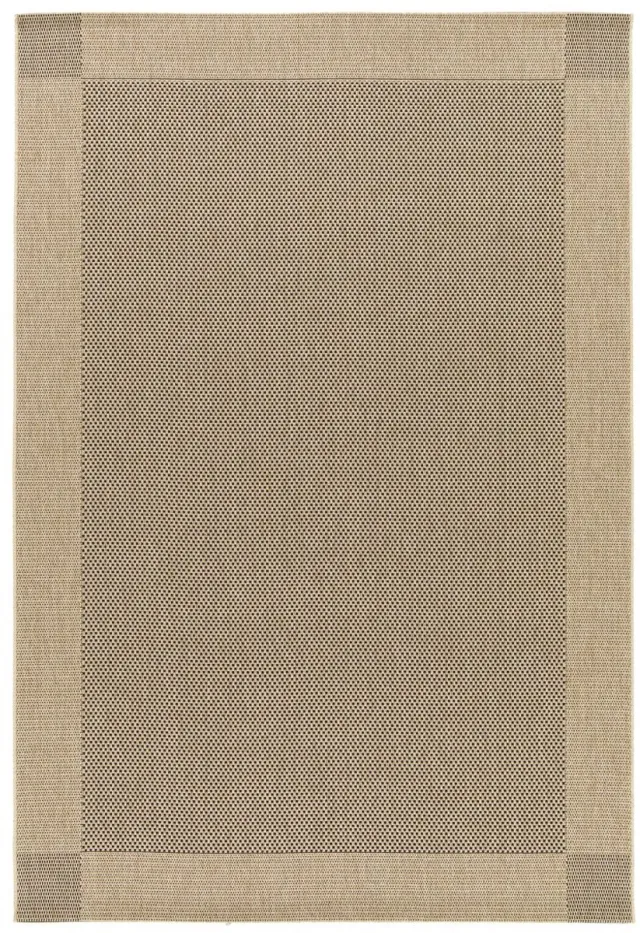 Tapeso Buitenkleed - Bask Frame beige/zwart 200x290