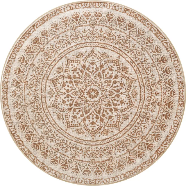 Songmics HOME - Tapijt - Antislip Vloerkleed - Decoratief Tapijt - Wasbaar - Voor Woonkamer Slaapkamer Beige