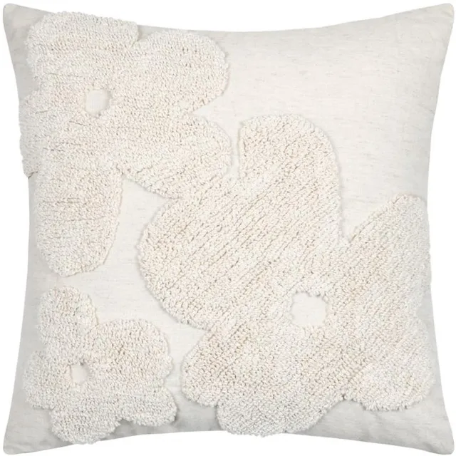 Stof Decoratieve kussen van katoen, getuft, BALMA, 45 x 45 cm Beige