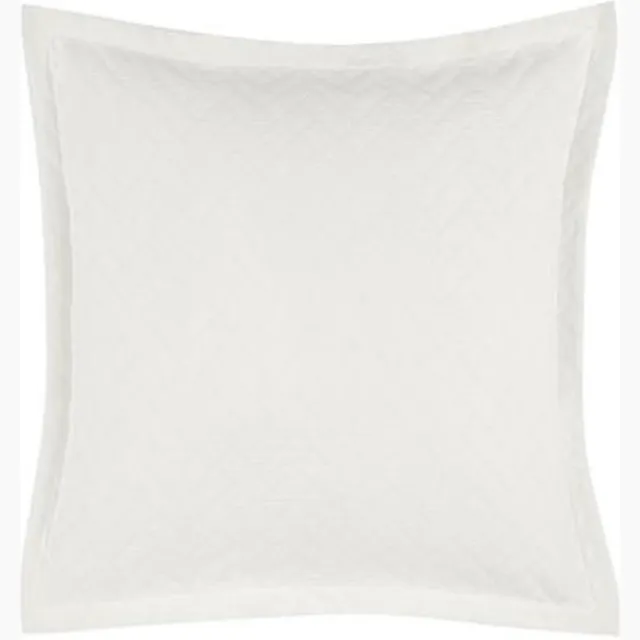 Port Maine Luxe Sierkussenhoes Rose crème Jacquard ruitjes 50x50cm