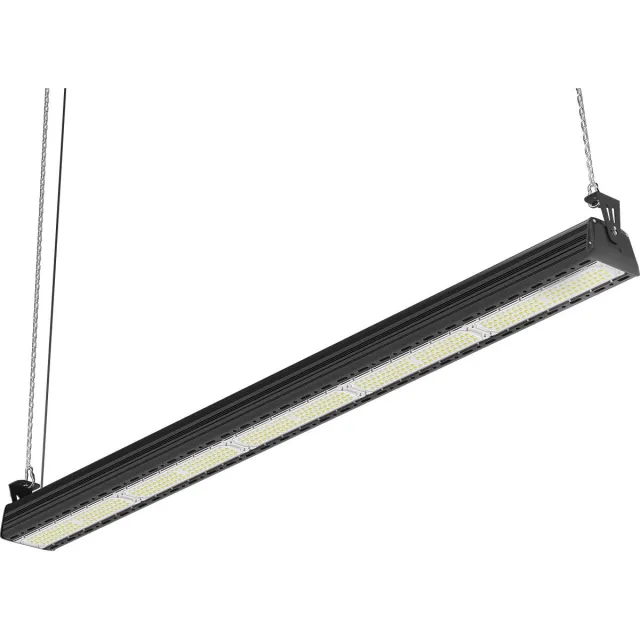 BES LED LED High Bay Lineair - Rinzu Lin - 250W - 150LM/W - 840 4000K - Dimbaar 0-10V - IP65 - Sosen Driver - Sanan LEDs Zwart