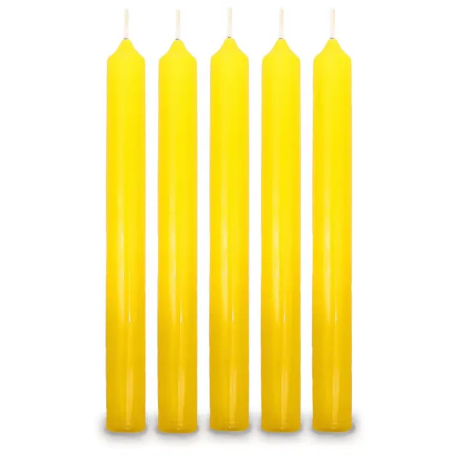 Ancient Wisdom 25 x Citrusgele Dinerkaars citrus geel