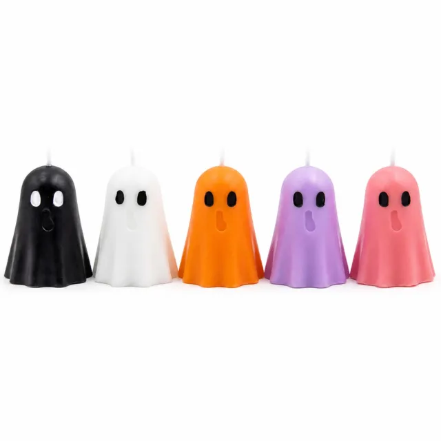 SWGOTA Zwarte mini-spookkaars - geurkaars van sojawasmengsel voor Halloween