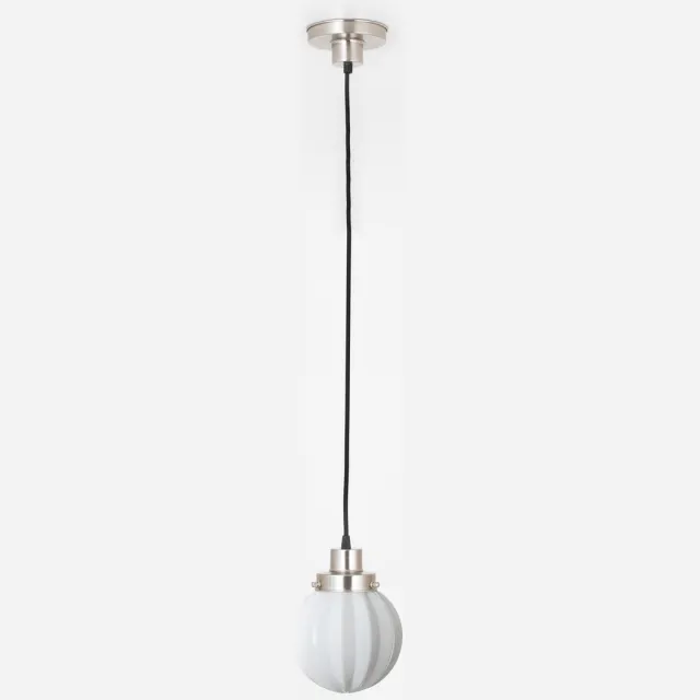 Coloured by Art Hanglamp aan snoer Carambola 20's Matnikkel - Art Deco Trade