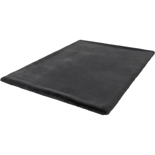 Lalee Heaven - Vloerkleed - Tapijt – Karpet - Hoogpolig - Superzacht -comfy Fluffy - rabbit fur- 240x330 cm Antraciet