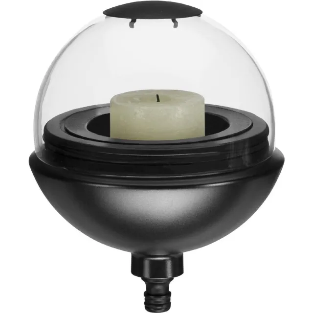 Gardena ClickUp! Windlicht Zwart