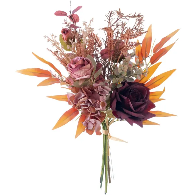 Famanu Rozen kunstbloemen, zijde rozen, kunstmatige planten voor DIY bruiloft boeket, huis, tuin, partij, hotel, kantoor decor.