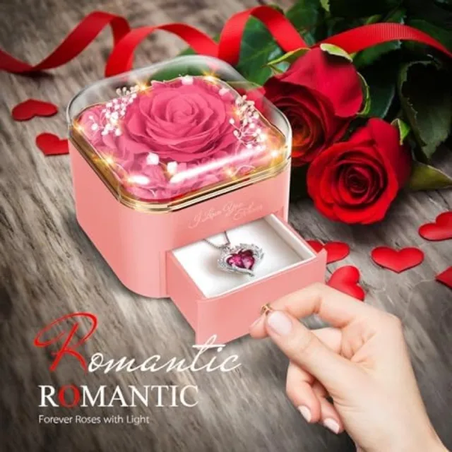 Karma Hanger met bewaarde bloem en vleugels - tijdloos sieraad voor speciale momenten Roze