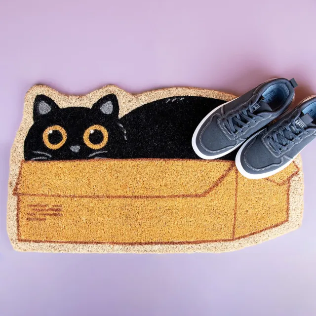 Fisura Deurmat Cat Box Bruin,Zwart