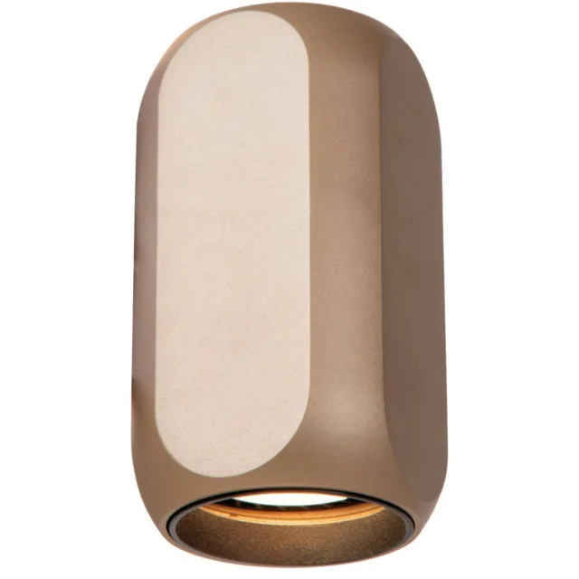 Lucide dimbare plafonniere BRAGA 6x6 cm - koffie