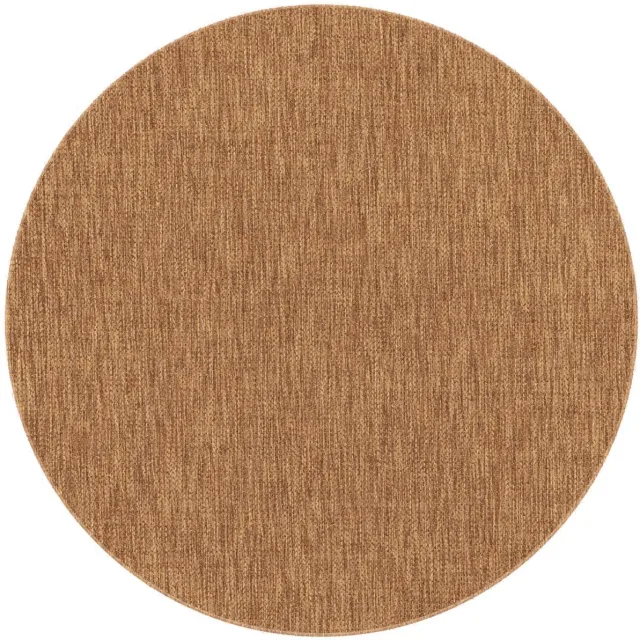 Garden Impressions Gisborne buitenkleed - Ø160 cm - natural coconut Bruin