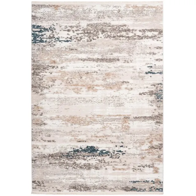 Dutch XXL Vintage Vloerkleed | Tapijt | Akropolis | Verweerd | Grijs/Blauw | 80x150 cm Grijs / Blauw